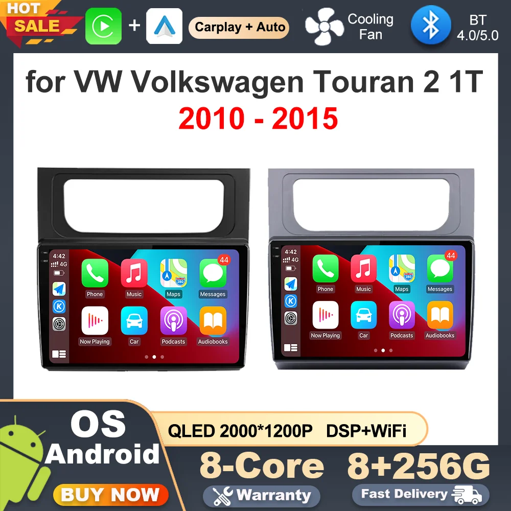 

for VW Volkswagen Touran 2 1T 2010 - 2015 10 '' Car Radio Audio Multimedia Player Android OS GPS Navigation DSP Stereo Head Unit