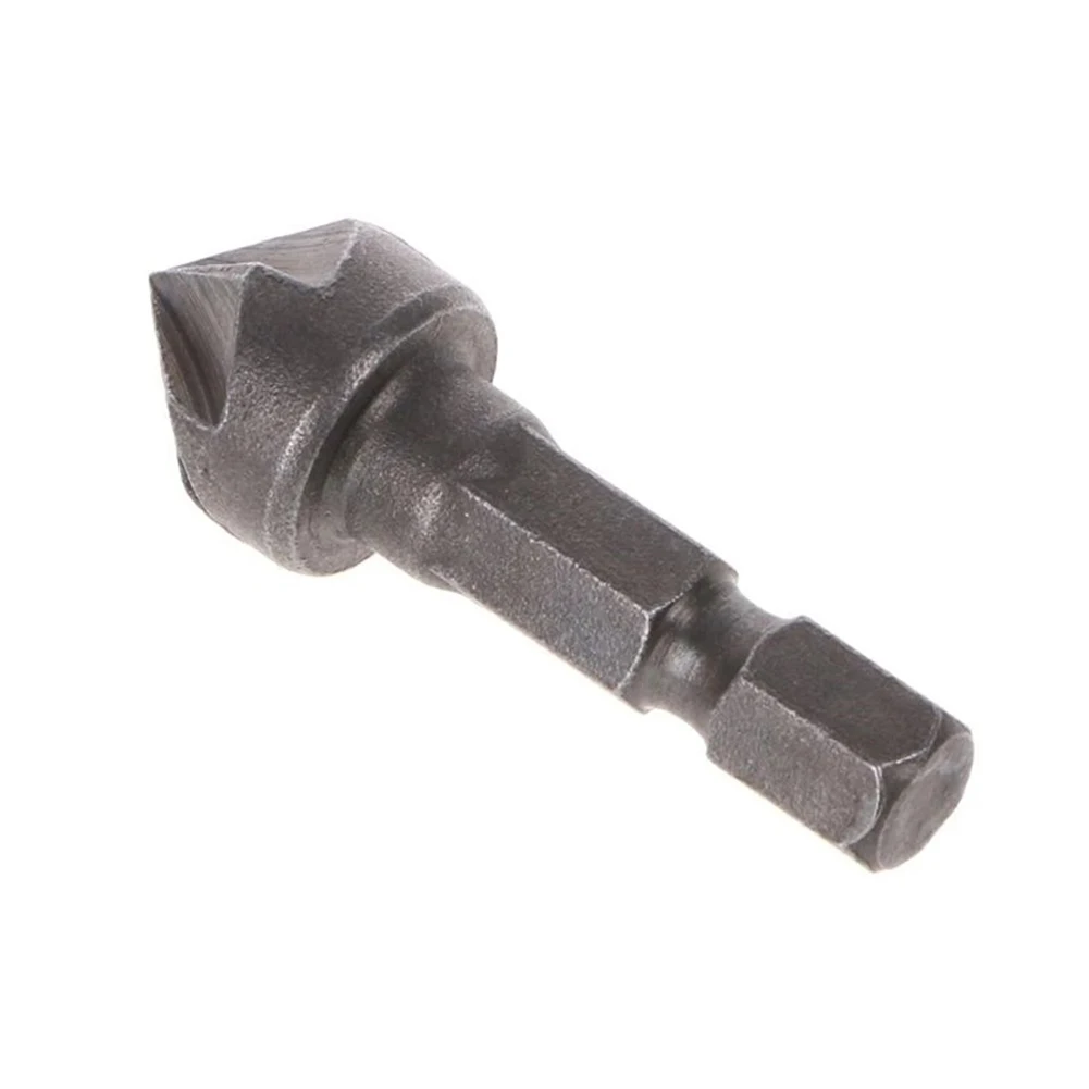 Power Tools Chamfering Tool Countersink Drill Debur Gray Hole Opener Woodworking 1pcs 45# Steel 100% Brand New