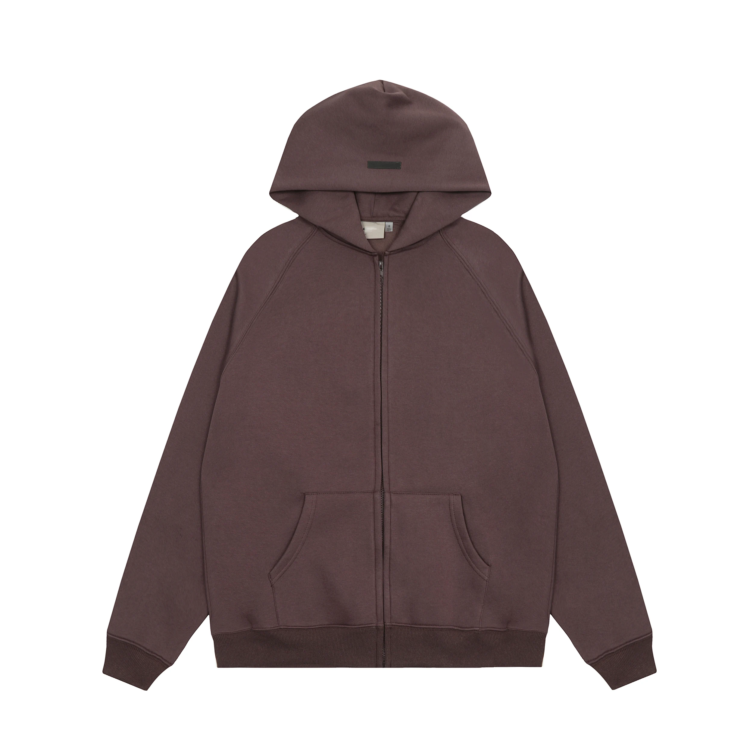 Super David-jas voor heren, luxe cardigan met capuchon, 3D-siliconen letterhoodie, high street jas- en broekset voor koppels
