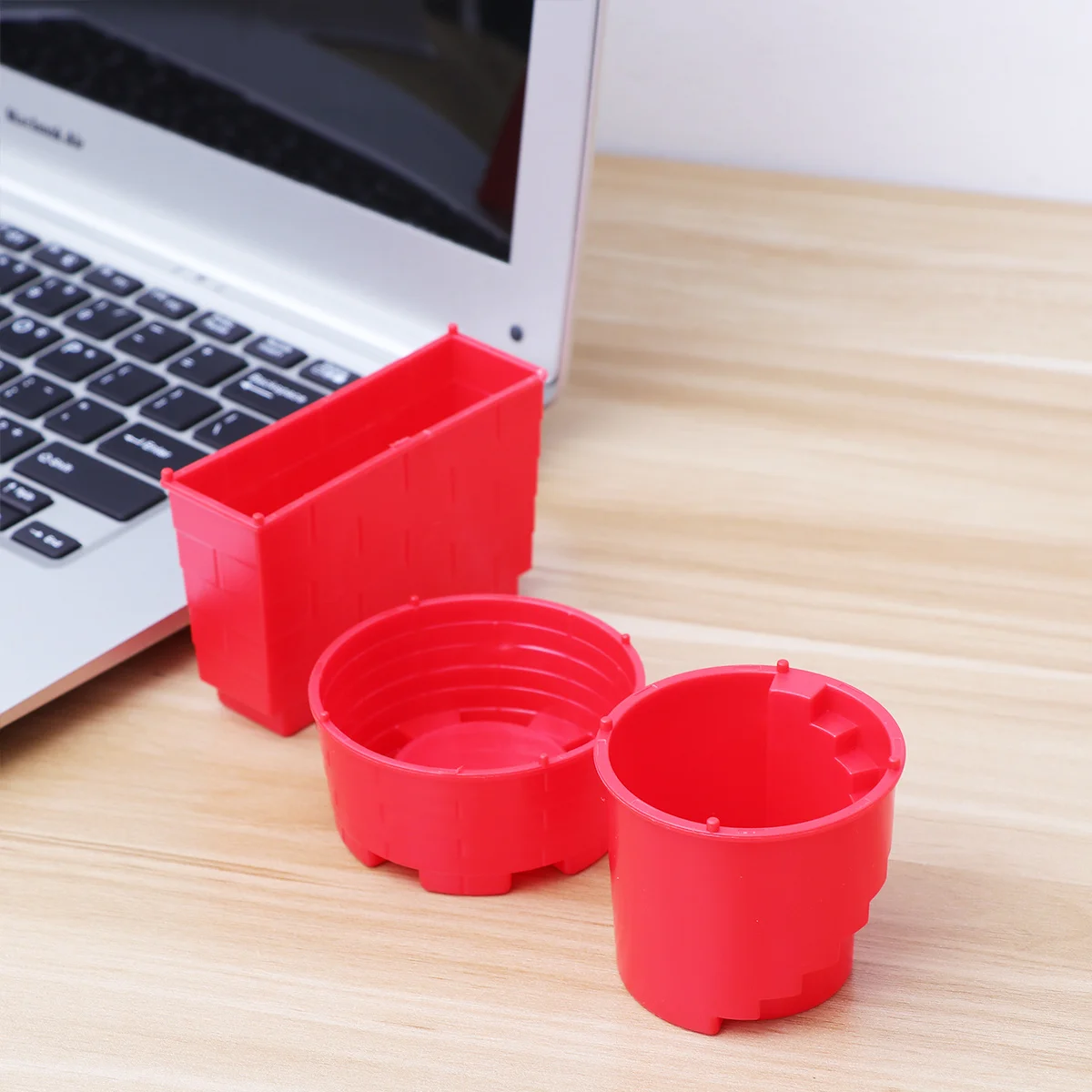 مجموعة لعب الشاطئ مكونة من 4 قطع من قوالب رمل القلعة البلاستيكية الممتازة للأطفال أدوات دلو الرمل هدية للأولاد والبنات #1