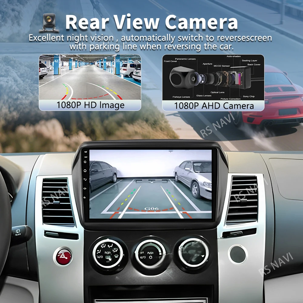 Android 16 For Mitsubishi Pajero Sport 2 2008 - 2016 L200 Triton 2006 - 2014 Android Car Radio Multimedia Video Player stereo BT