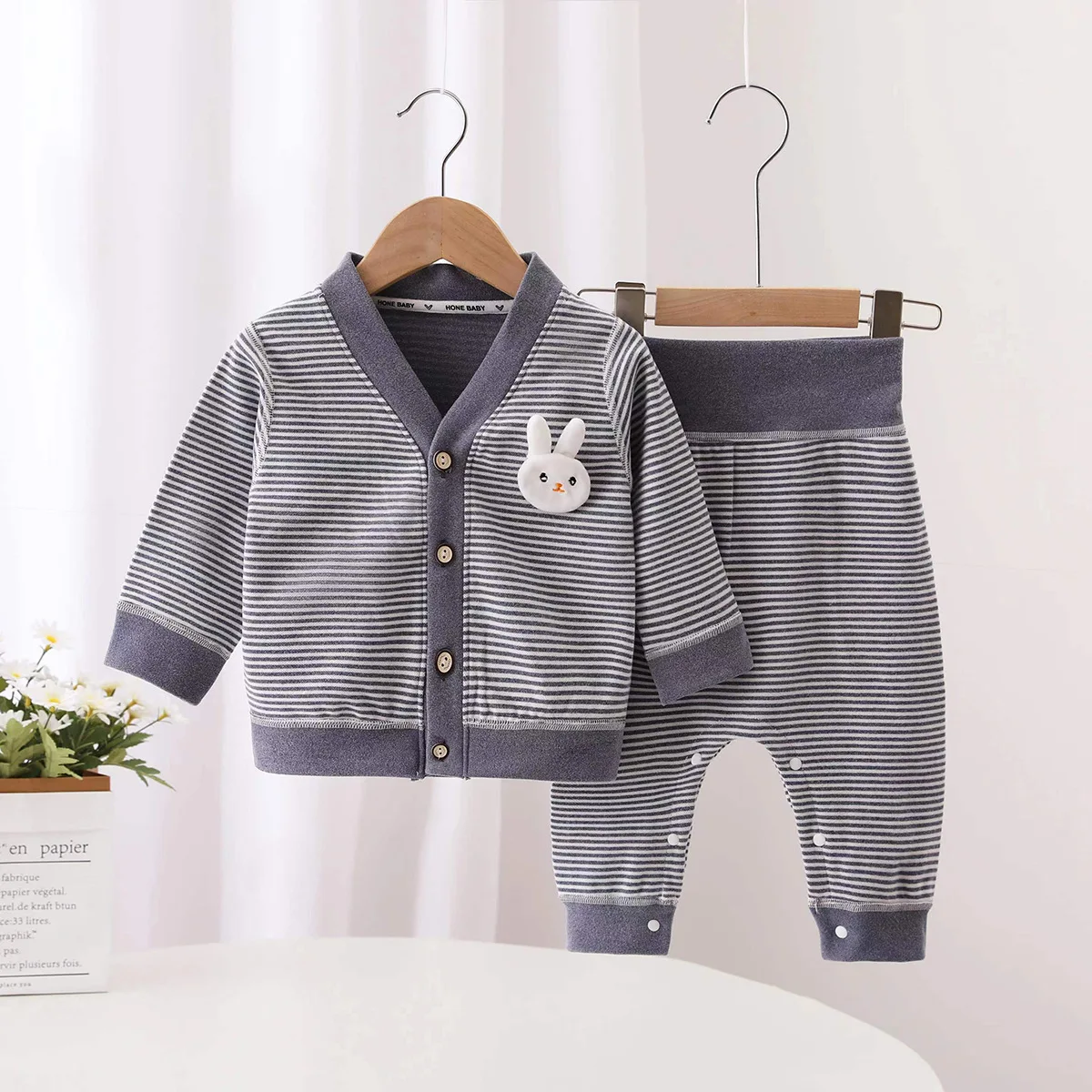 Nouvel ensemble 2 pièces rayé  - Kids Outdoor Clothing avis et prix