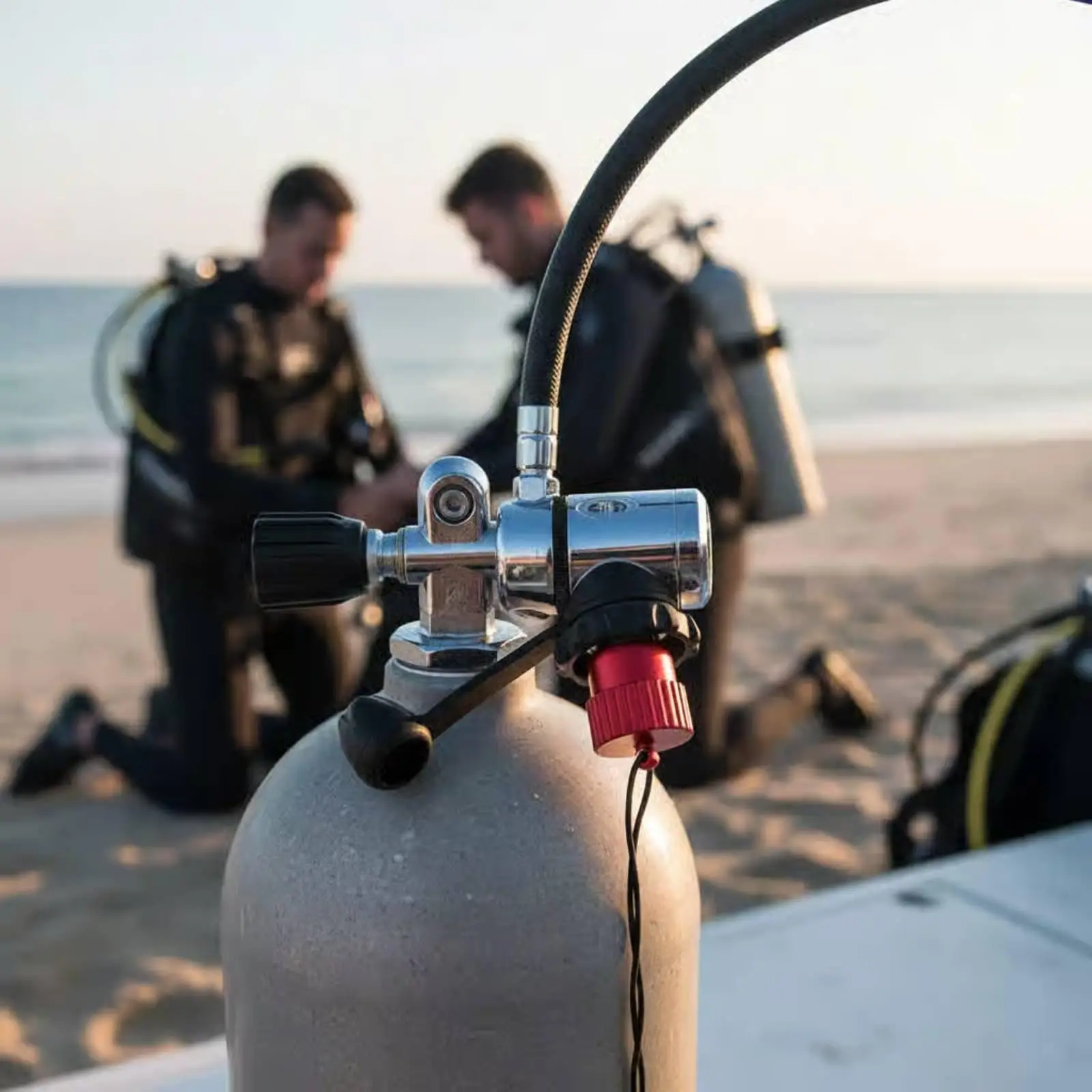Regulator Diving Jacket Cover DIN Thread Dust Cap Aluminum Valve Plug for Standard 5/8-14NPS Scuba Equipment Underwater