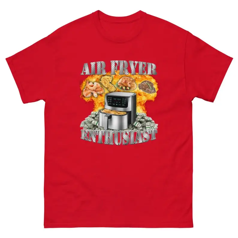 Air Fryer Enthusiast Shirt Oddly Specific Meme T-Shirt Funny Gift Sarcasm T-Shirt Funny Meme T-Shirt Gym Shirts