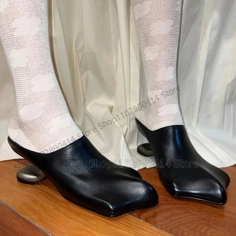 

Black Chicken Claw Design Strange Style Heels Slippers Slip On Women Shoes Fashion Party Banquet Runway 2025 Zapatos Para Mujere
