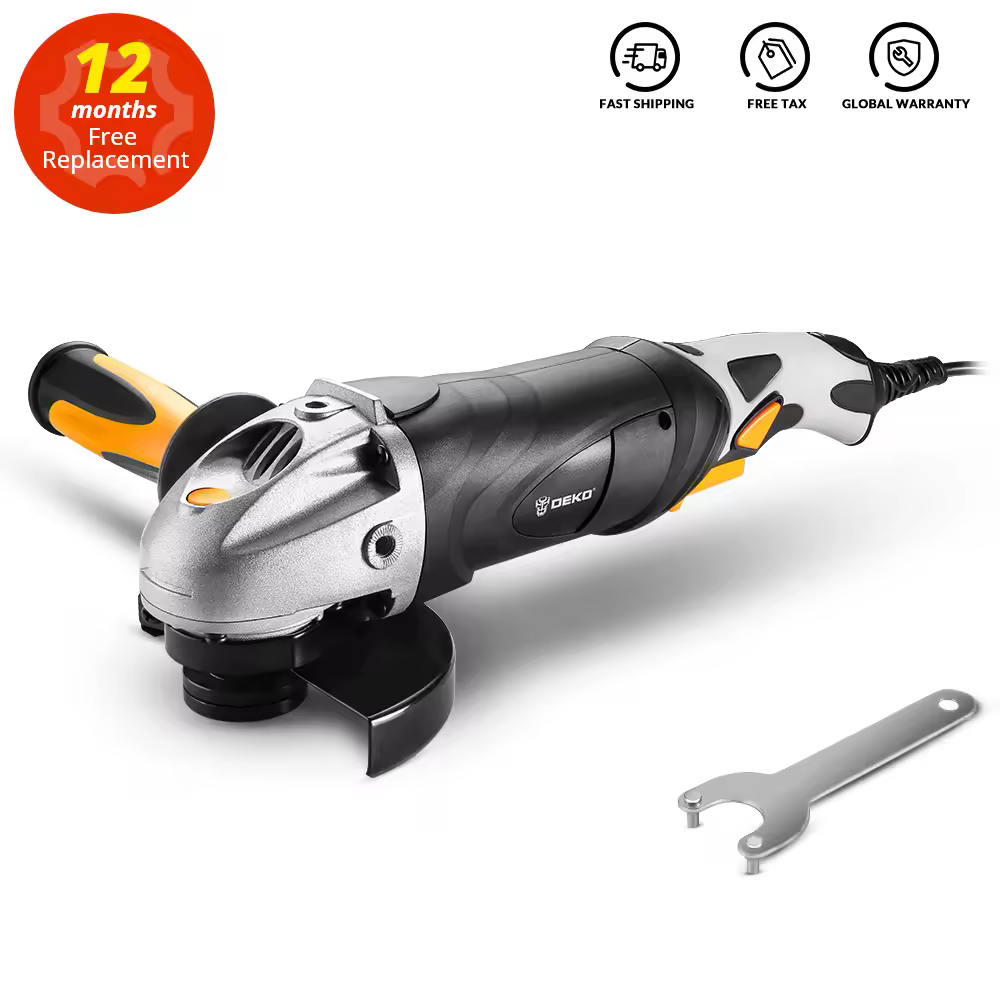DEKO חשמלי זווית מטחנות מכונת 1600W 220V 125mm זוויתי כוח כלי טחינה חיתוך טחינה מתכת עץ