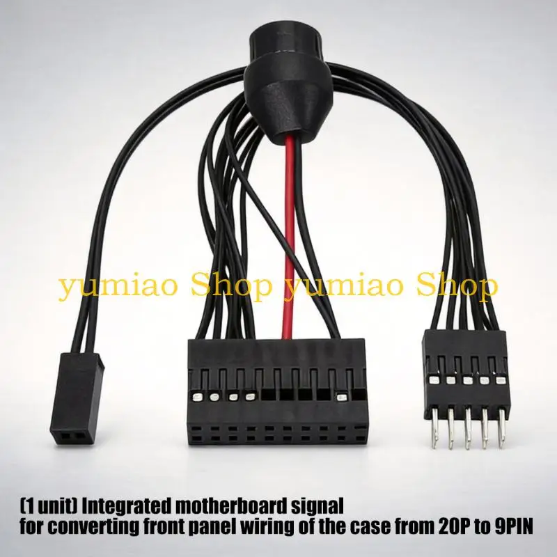 587B 20P To 9PIN Front Panel Adapter Cable For Motherboards Integration