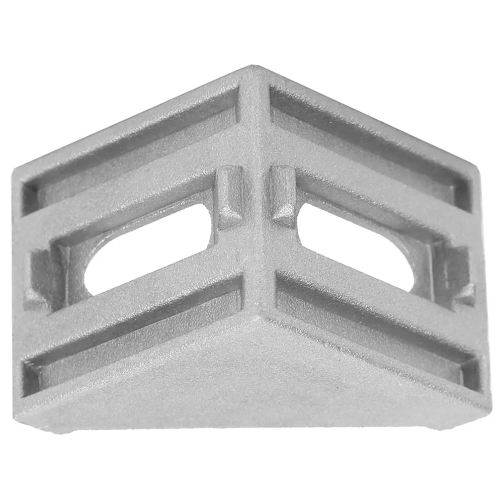 

10 PCS 3030 Series Standard​ ​Aluminum Profile Corner Bracket​ L-Shaped​ ​8mm Slot​ Right Angle Joint​ ​2 Hole Design​