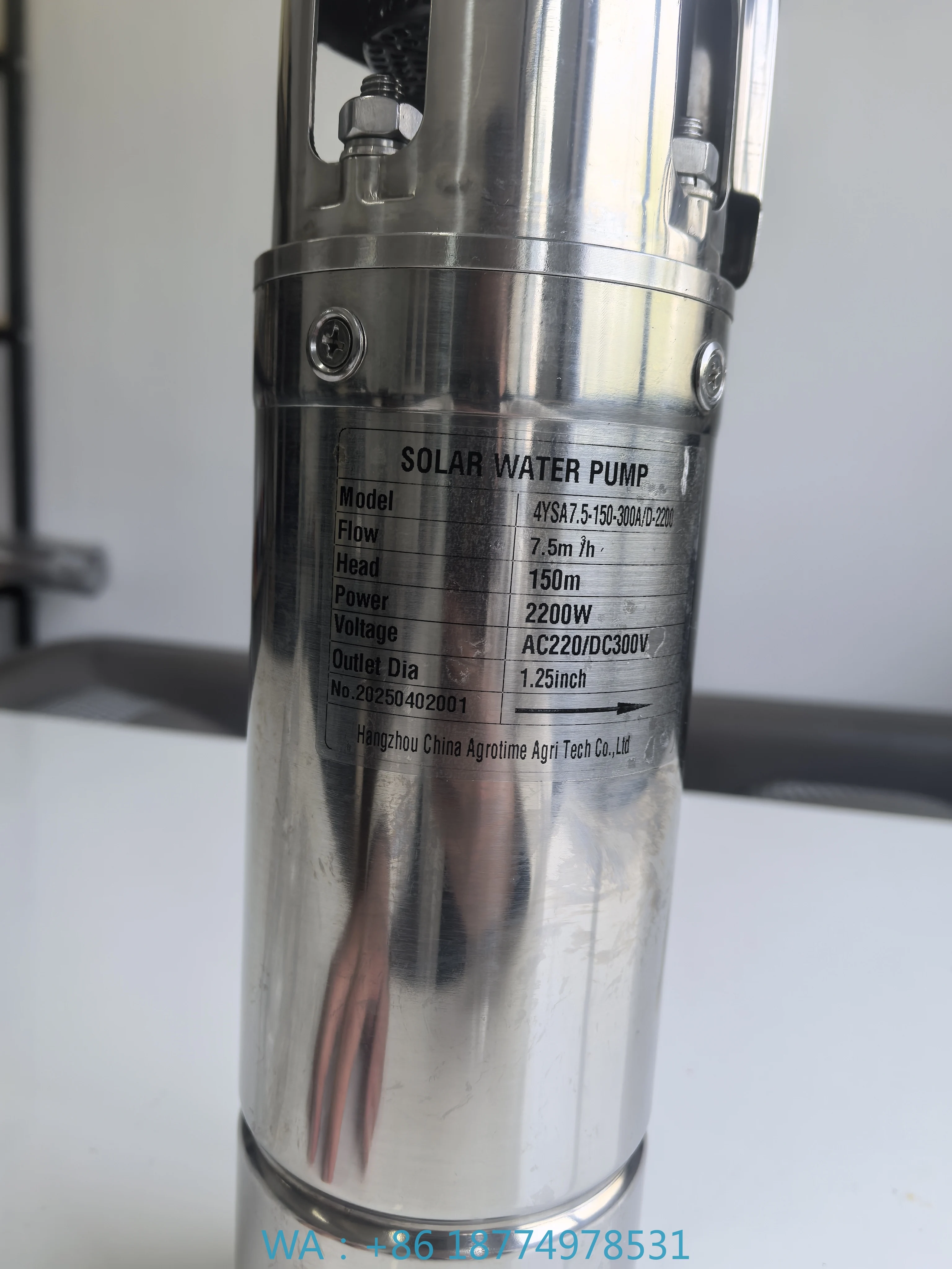 

DC Motor Stainless Steel 3inch Discharge OEM CustomizableSolar MPPT Water Pump for Agriculture Irrigation Low Pressure