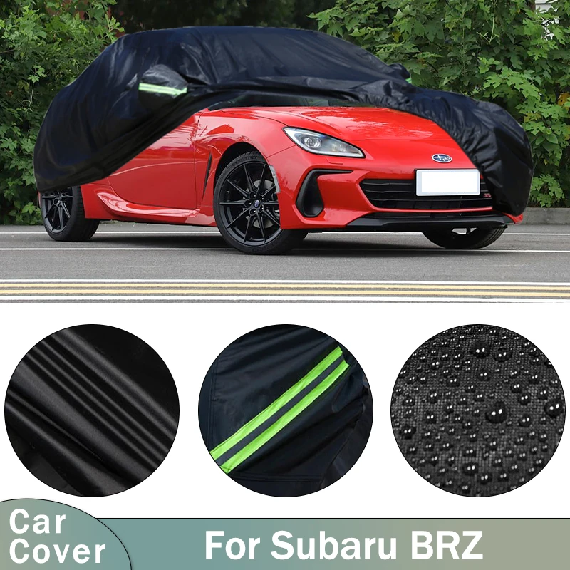 

For Subaru BRZ Car Full Outer Covers Outdoor Waterproof Dustproof Sun Rain Snow Protection Exterior Car Accessories
