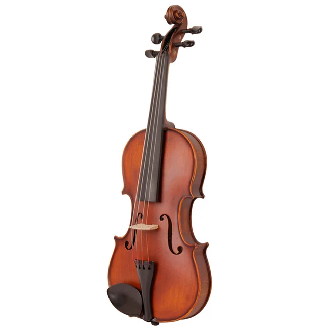 

Fengling Full Size Flamed Solid Wood Violin Handmade for Beginner