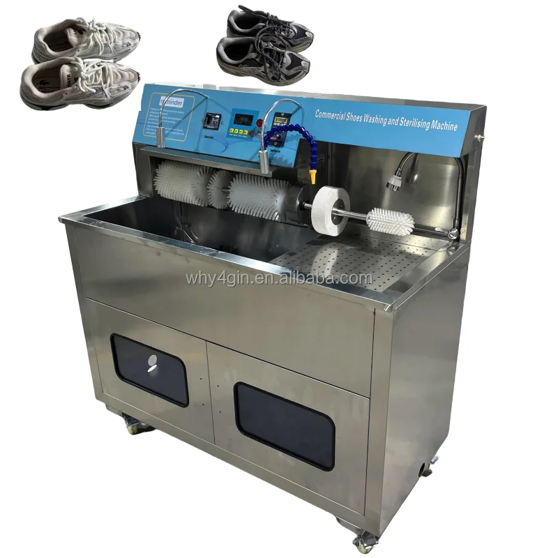 

Commercial Sneaker Cleaning Machine With Steam And UV Shoes Washing Basin Shoes Washer And Dryer Shoe Brushing Device