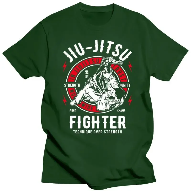 In Jiu Jitsu We Trust,Martial Arts,Mma Fighter Adult   Fashion Design Men Brand In Fashion Cotton Printed T Shir Mens Clothing