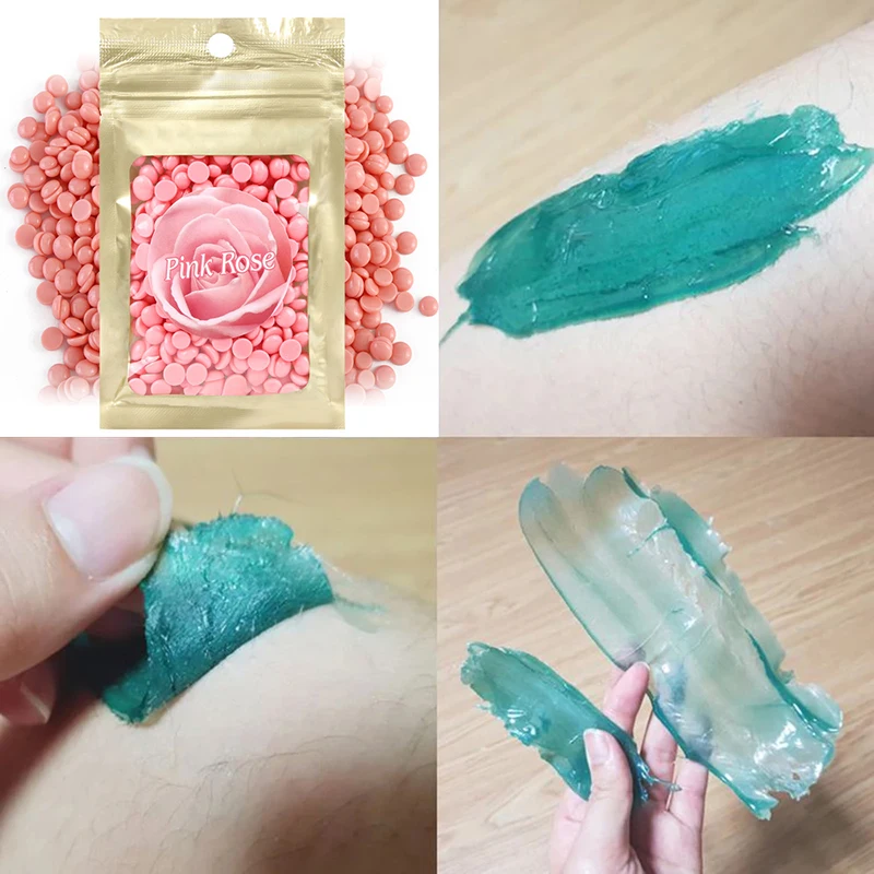 Lilin Pencabut Bulu Beans แบบแข็งฟิล์ม Wax Bean ลูกปัดขี้ผึ้งร้อนฟิล์ม Depilatory Skin Care Depilatory Wax Body เครื่องมือความงาม