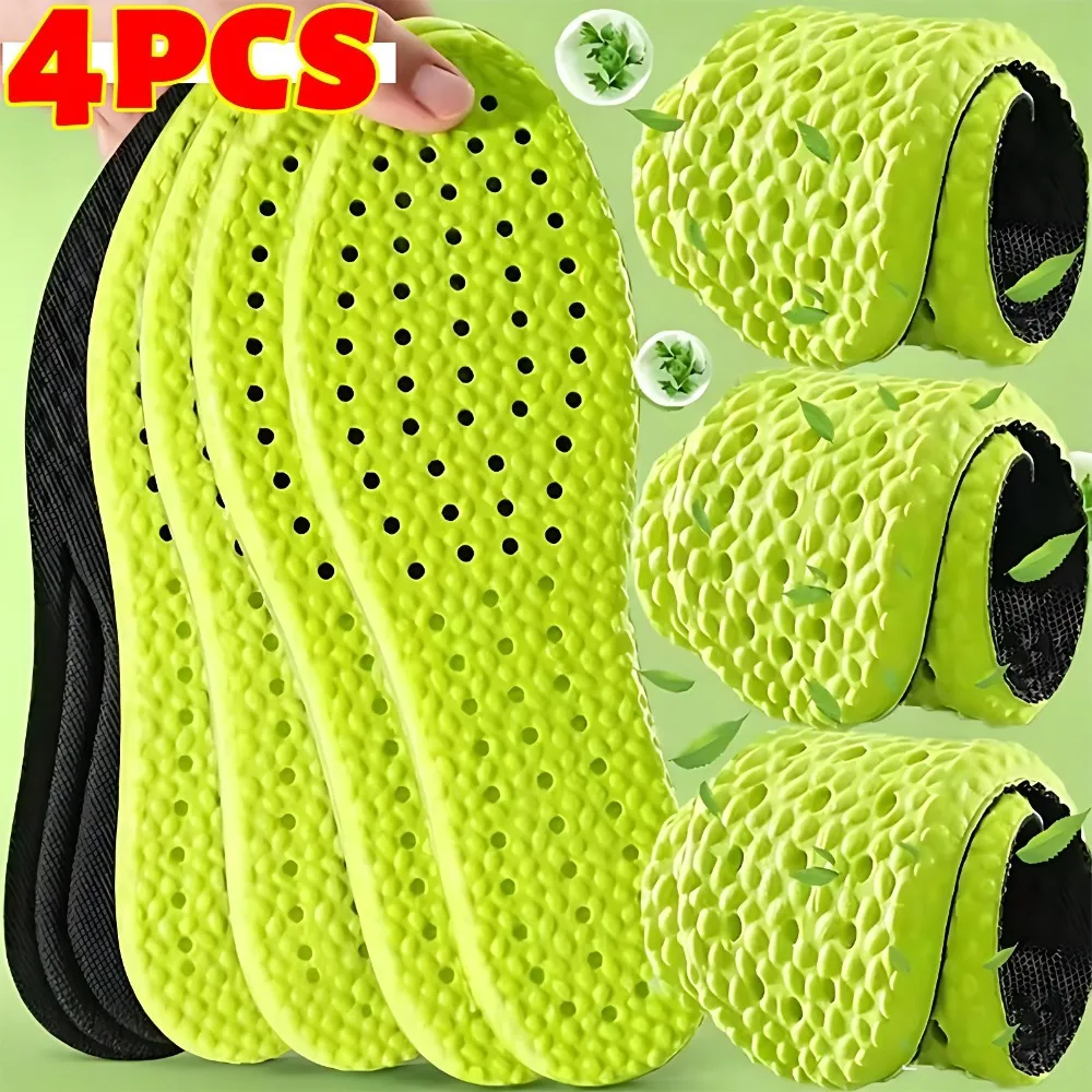 Memory Foam Insole EVA Sport Insoles Shoes Men Women Soft Mesh Breathable Deodorant Running Shoe Pads Orthopedic Sole Cushion