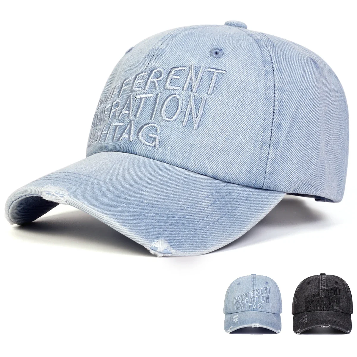 Unisex DIFFERENT Letter Embroidery Baseball Caps Spring Autumn Outdoor Adjustable Casual Hats Sunscreen Hat Sports Cap