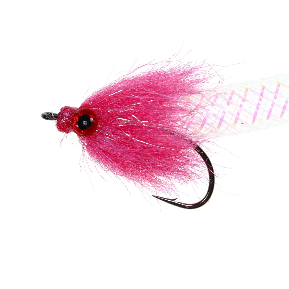3/5pcs 4# Lifelike 3D Fish Eyes Mylar Minnow Flies Flash Tube Baitfish Streamer Fly Bass Trout Salmon Pike Fishing Lures - view 5