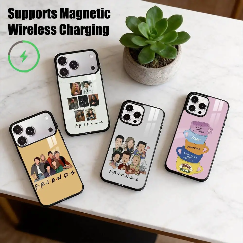 Friends-S TV Show  Phone Case For iPhone17,16,15,14,13,12,11 Plus,Pro Compatible with magnetic wireless charging Gift