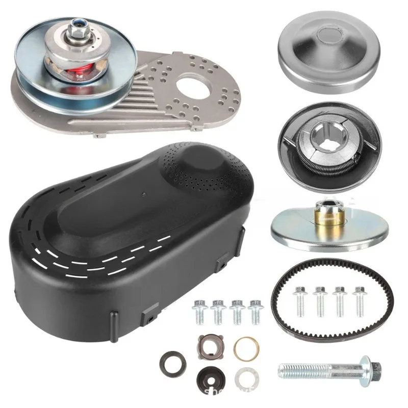 30 Series Go Kart Torque Converter Kit Clutch, Fit All 5.5-8HP Horizontal Shaft Gas Engine Mini Bike