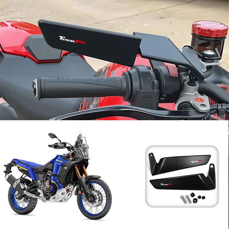 Adjustable Motorcycle Wind Wing Stealth RotateSide View Mirror For Yamaha SuperTenere Super XT1200Z ZE TENERE 700 Tenere700 900