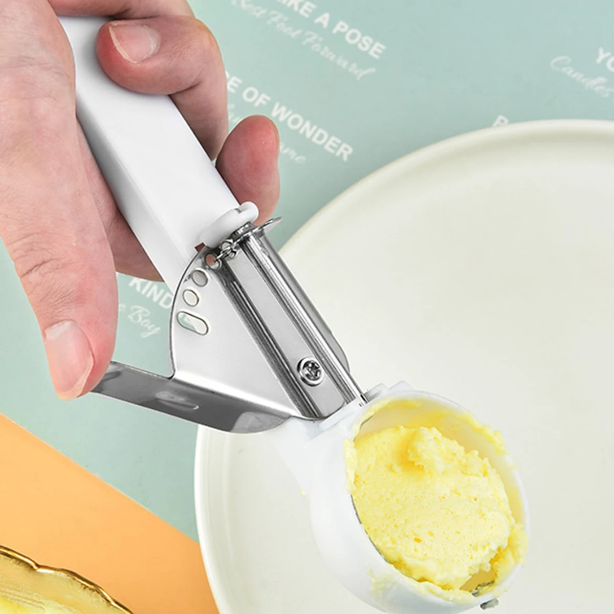 1pc-ice cream scoop fruit scooper