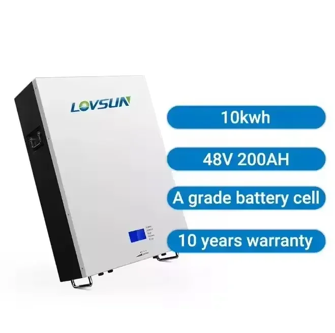 Lovsun Lithium Ion Battery 48V 51.2V 100Ah 200Ah  Lifepo4 Battery for Home Solar Energy Storage System