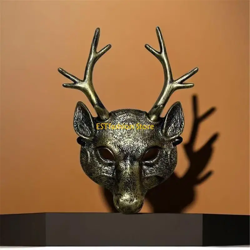 Y5GC 鹿マスクコスプレ衣装ハロウィンコスプレ衣装子供大人ハロウィン