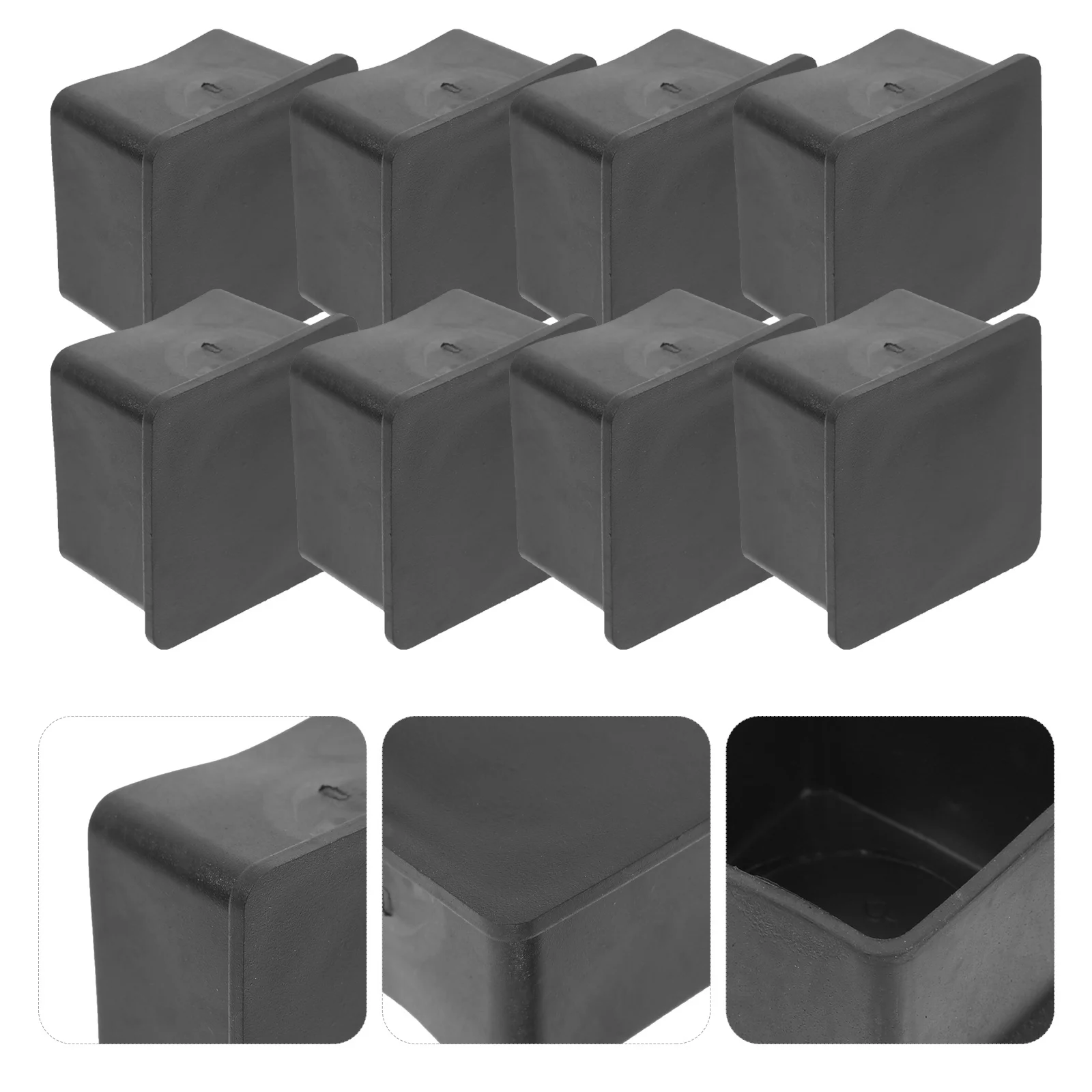 

20Pcs Chair Leg Pads Square Furniture Protectors Waterproof Scratch Resistant Non-Slip Floor Covers for Chairs Tables