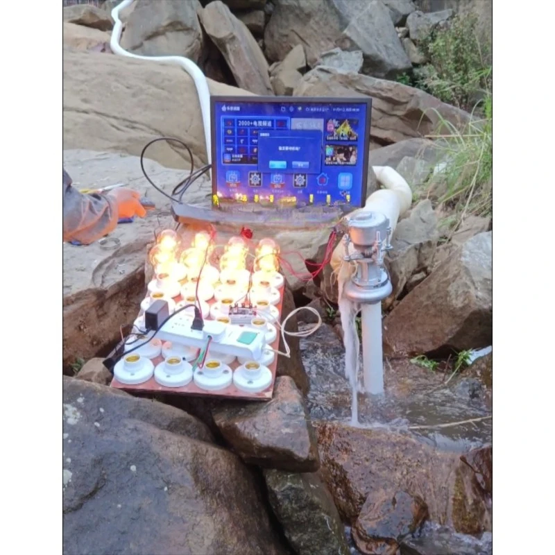 Micro Hydroelectric Generator 300 Watts 50Hz 220 Volts High Power with TV Lighting Computer Outdoor Home Use