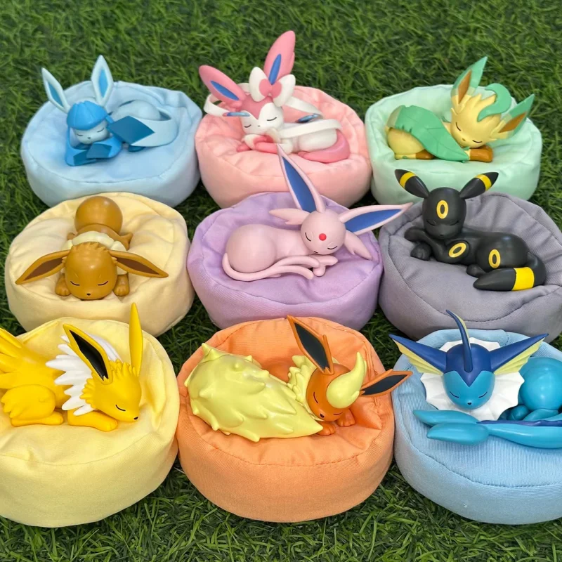 Новое оригинальное поступление, Eevee, глухая коробка для сна Sylveon Umbreon Flareon Jolteon, аниме, настольная игрушка, орнамент, подарок на праздник