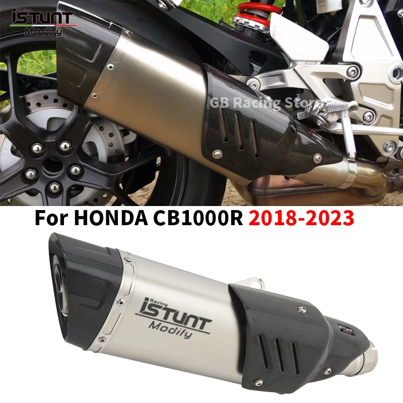 For Honda CB1000R CB 1000R 2018 2019 2020 2021 2022 2023 Motorcycle Exhaust Escape Moto System Modified Carbon Fiber Muffler