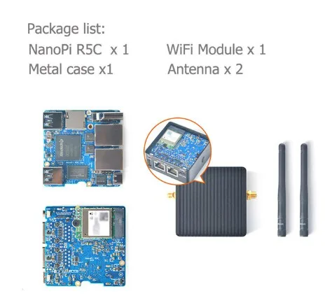 NanoPi R5C ARM Board 4GB 64GB RK3568B2