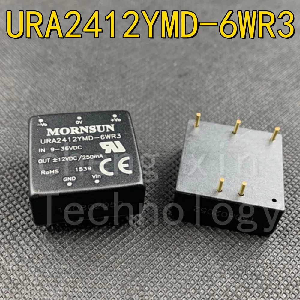 URA2412YMD-6WR3 DIP Power Module, Tensão de Entrada (DC): 9V-36V Corrente de Saída (Max): 250mA, Potência de Saída: 6W Saída, 5Pcs, 1Pc