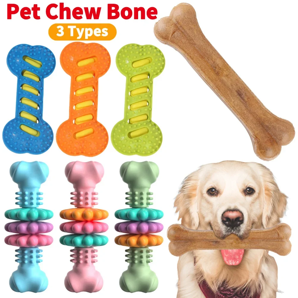 8 Zoll Hundekau-Spielzeug Ungiftige Kreative Backenzahn-Sticks Anti-Biss Welpen-Zahnpflegespielzeug für Kleine Mittlere Große Hunde