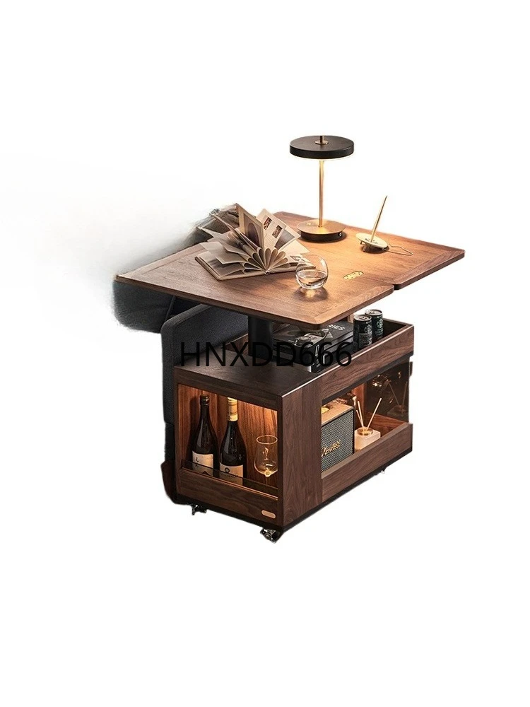 

Solid wood lifting side few movable trolley bus side few