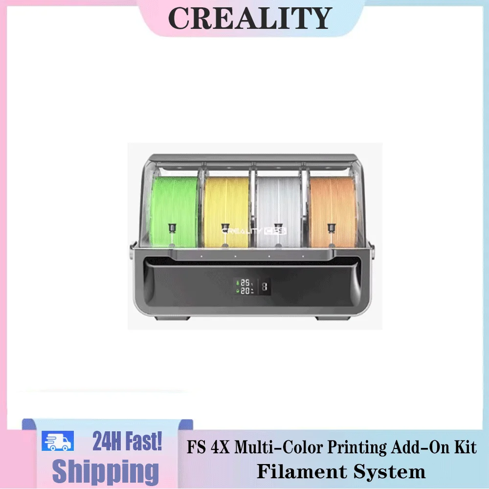 

Creality K2 plus CFS 4X Multi-Color Printing Add-On Kit Compatible with Creality Hi 3D Printer Filament Dry Box for Enhanced 3D