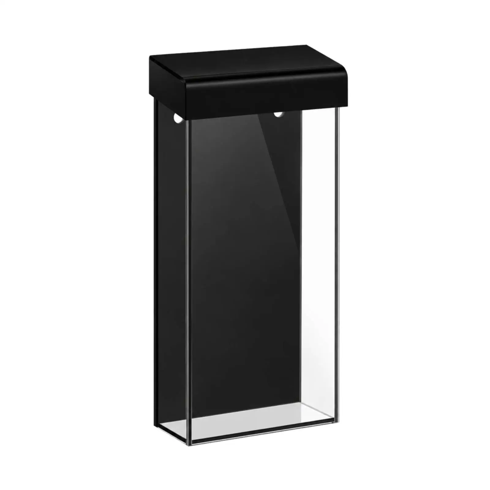 Wall-Mounted Acrylic Brochure Holder Transparent Brochure Holder with Cover Wall-Mounted Pamphlet Display Indoor Outdoor