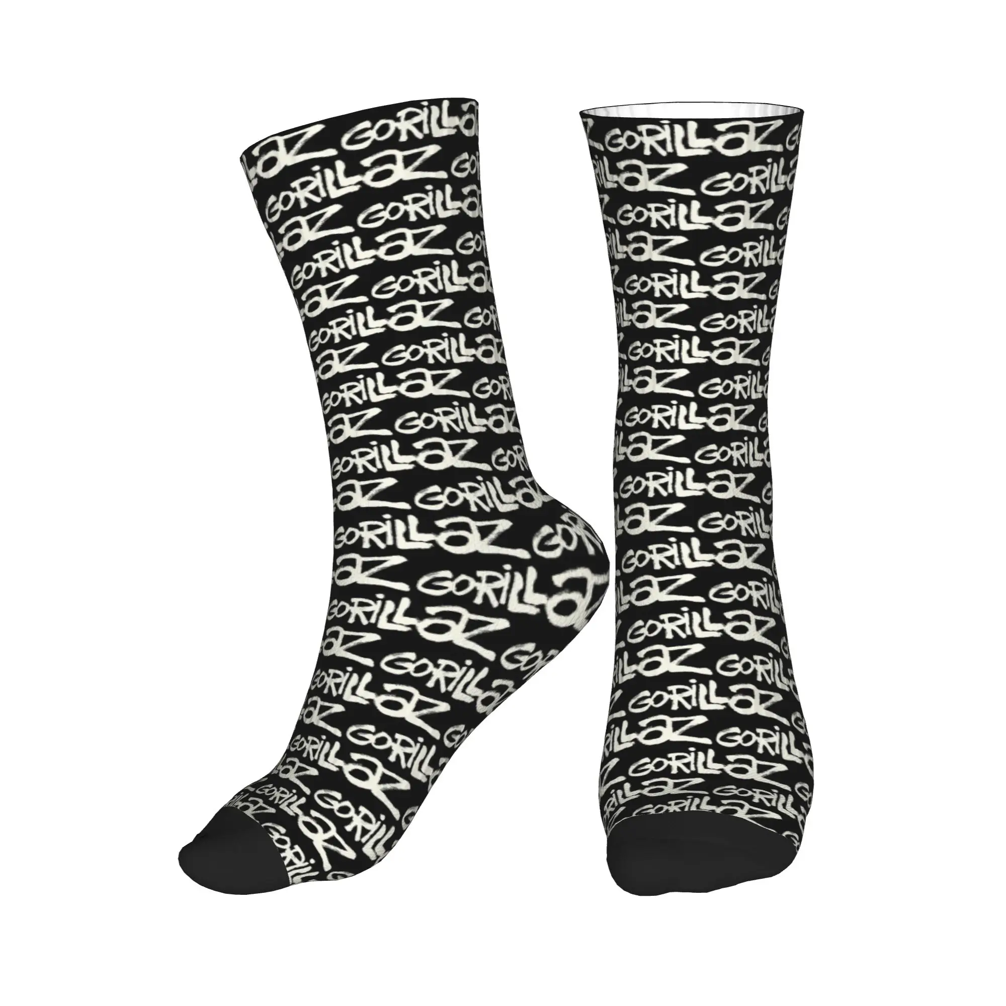 

All Seasons Gorillaz Symbol Sport Middle Tube Socks Super Soft Crew Socks Funny Stockings for Men Women