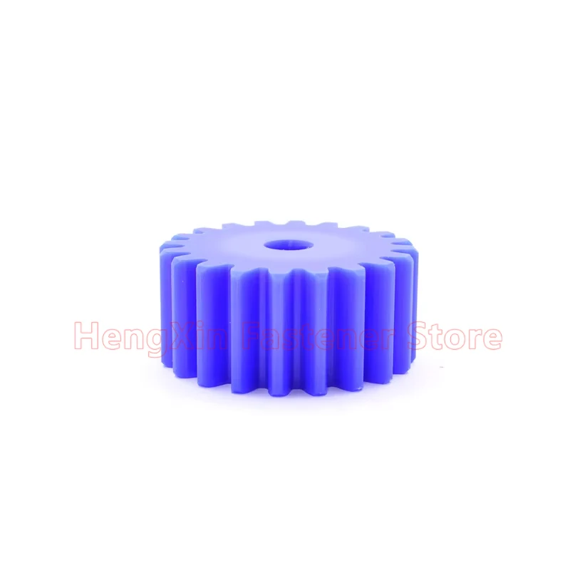 1PCS Blue Nylon Spur Gear 1.5M 1.5 Module 12/13/14/15/16/17/18/19/20/21/22/23/24/25/26-120 Teeth Plastic Flat Cylindrical Gear