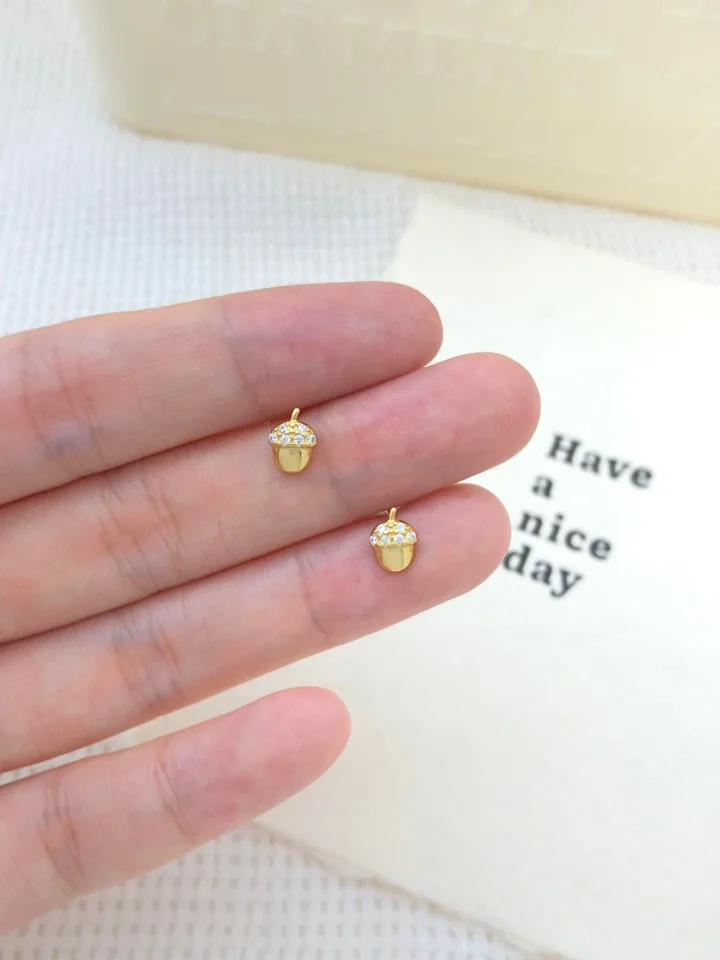 gulaya-s925-argent-pur-clous-d'oreilles-en-forme-de-pomme-de-pin-style-coreen-tendance-accessoires-de-boucles-d'oreilles-elegants-et-minimalistes