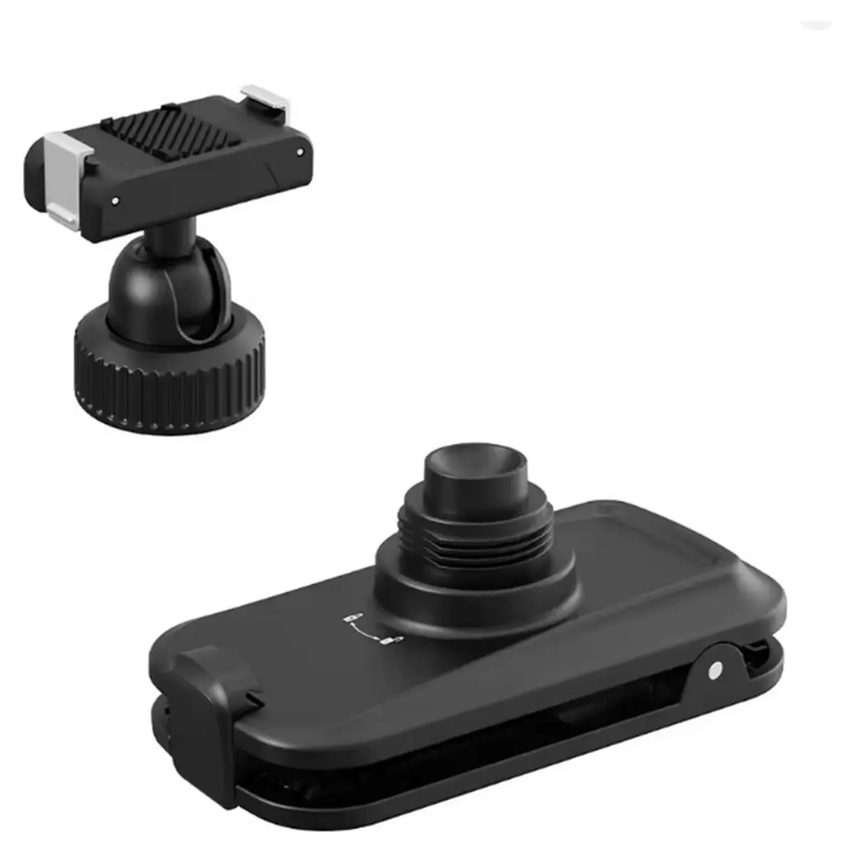 Backpack Mount for Action 5Pro/4/3 Camera Accessories 360° Rotation Magnetic Backpack Clip Quick-Release Adapter