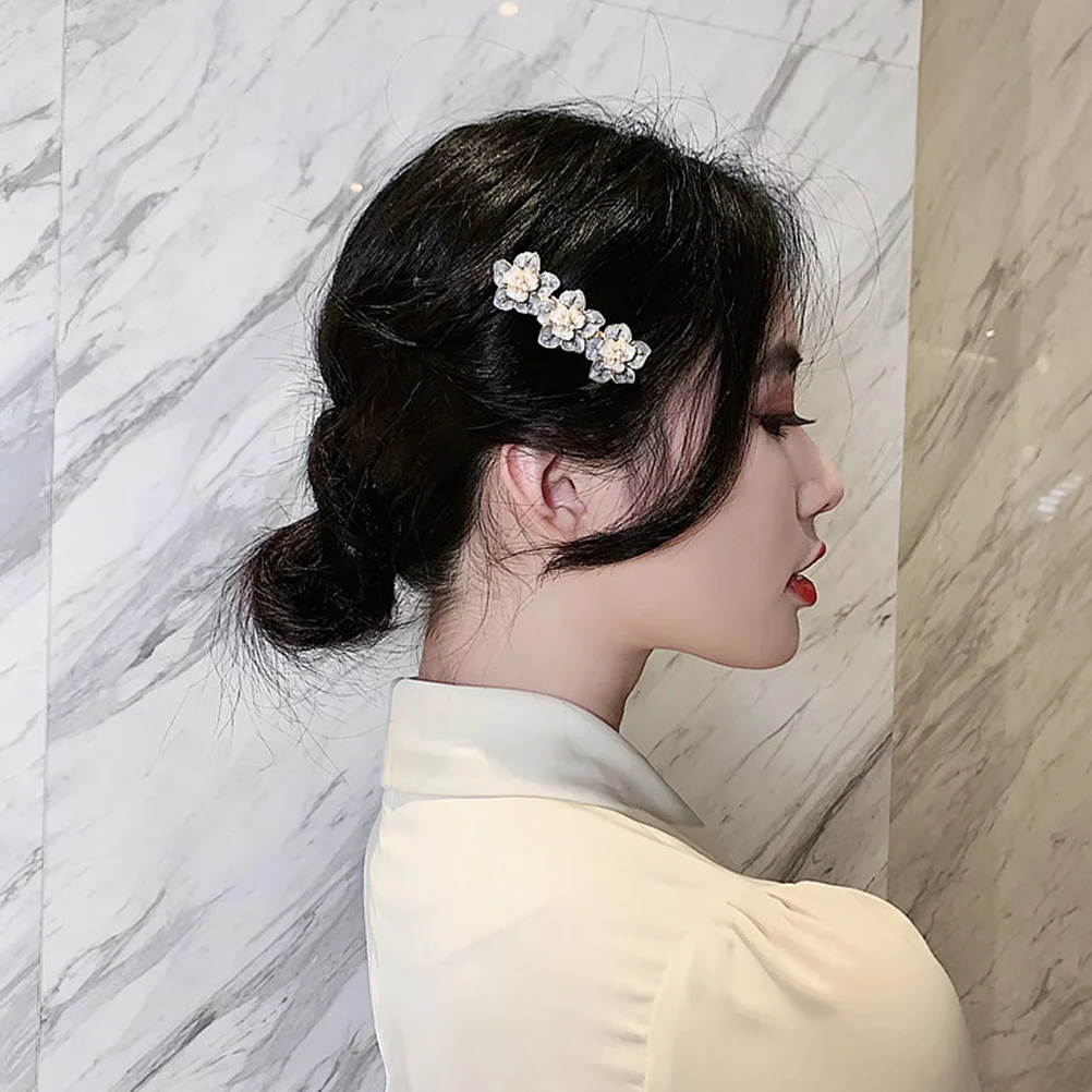 

1Pcs Alloy Hair Clip Woman Daisy Design Fashion Hair Pin Barrette Decor Perfect for Wedding Party Alloy Barrette