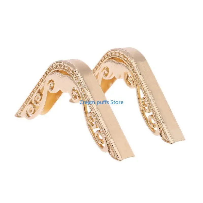 50LE Metal Handbag Hollow Corner Protector Safety Guard for DIY Making Purse Bag