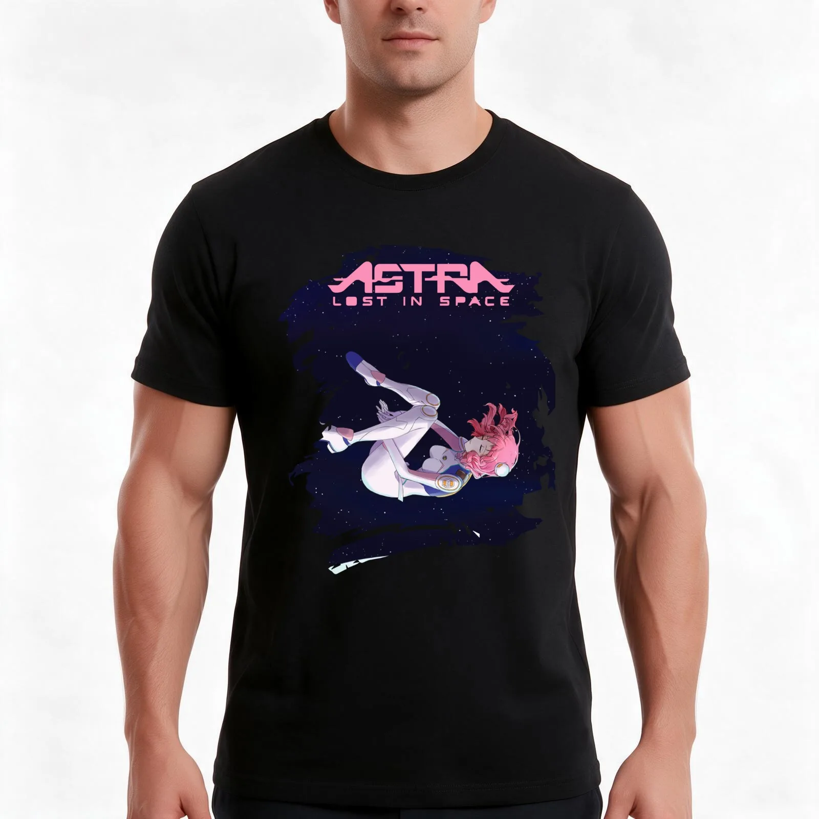 astra T-Shirt Summer Casual Cotton Tee Oversized Streetwear Tops Vintage Graphic Print Loose Fit Short Sleeve 100% Cotton