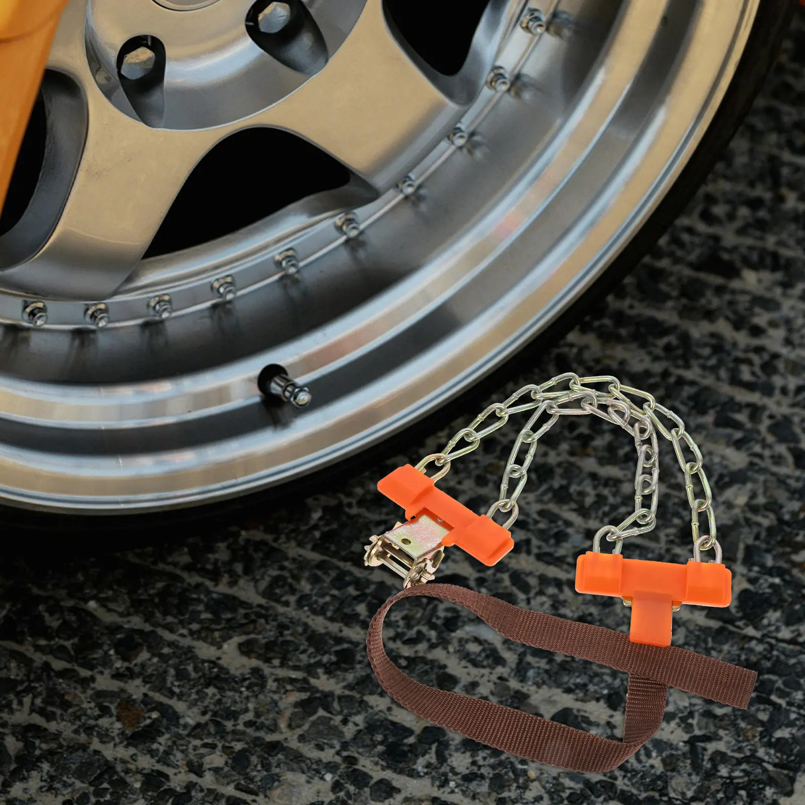 Heavy-Duty Steel Winter Tire Chains Universal Fit for Small Cars Suvs Off-Road Vehicles Snow Ice Safety Car Tire Snow Chain