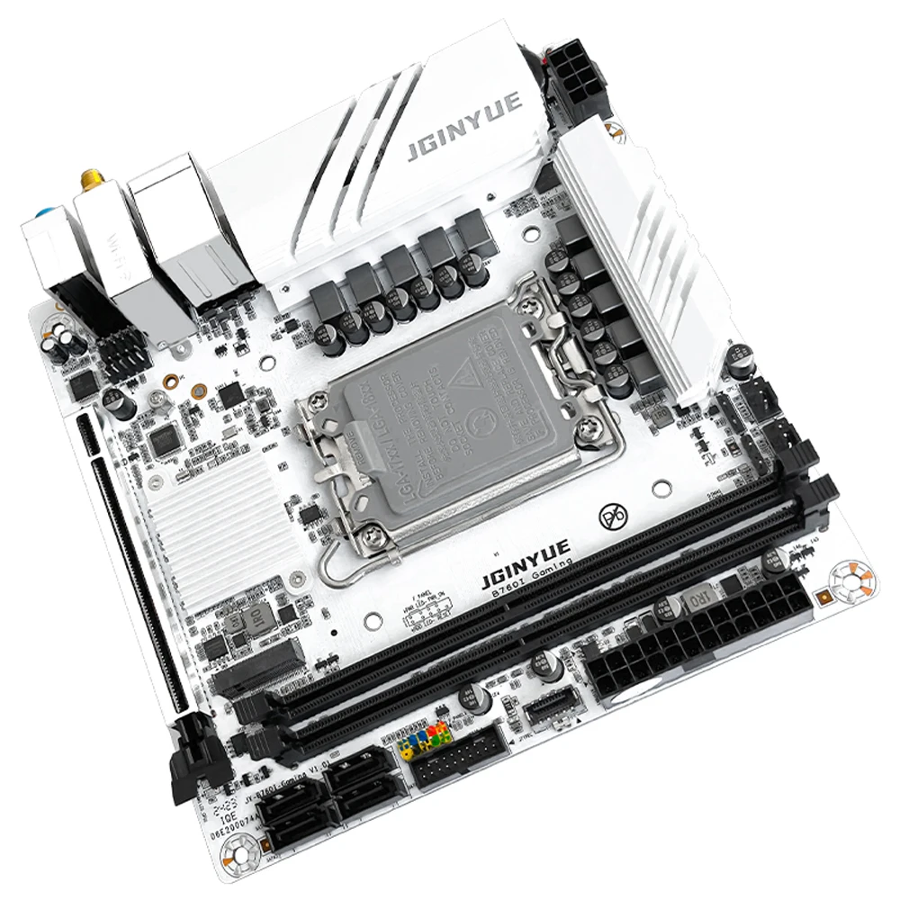 Imagem -05 - Itx Motherboard Grupo Q0wl Intel I313100 es 2*16gb Suporte Ddr4 Uhd Graphics 770 Nvme M.2 Sata3.0 Jginyue-b760i