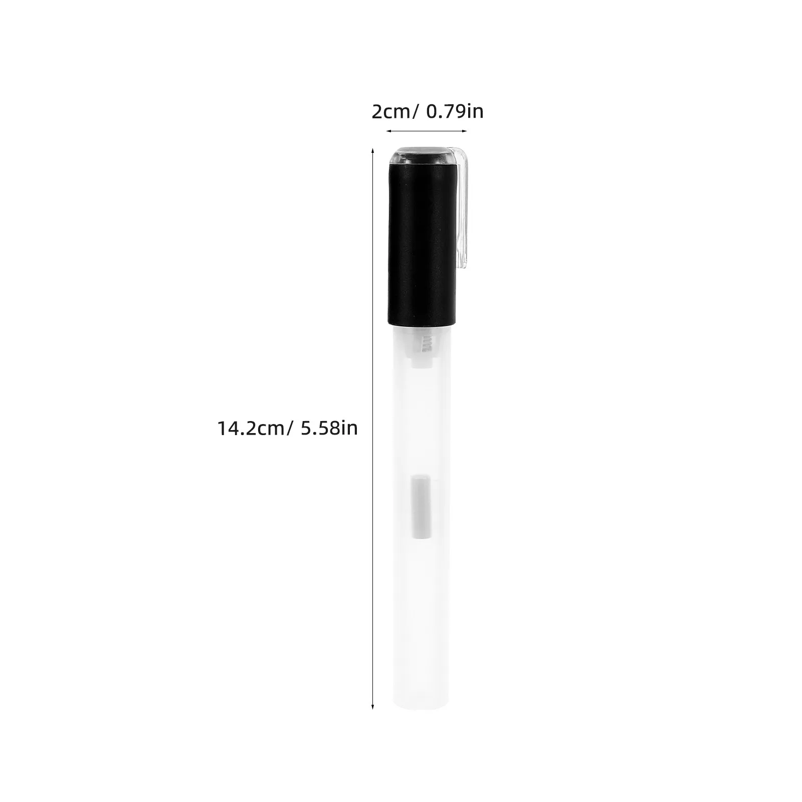 15Pcs Refillable Paint Marker Empty Blank Round Tilted Head Oblique Tip Art Marker for Graffiti Drawing Paper Sketching Fine