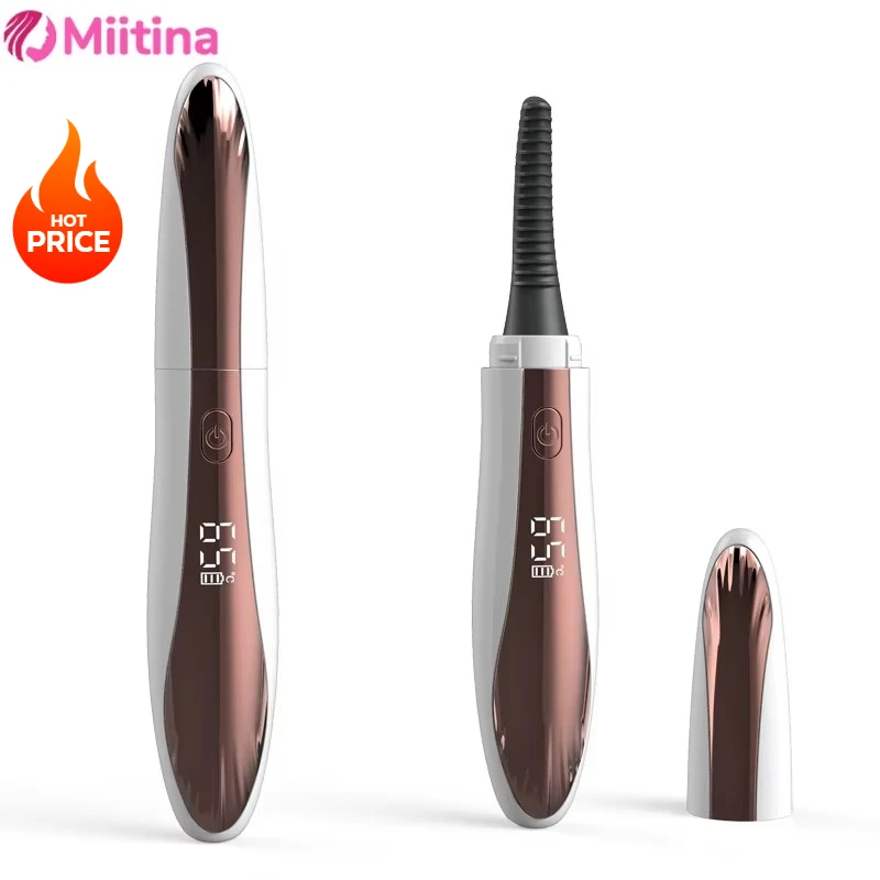

Electric Heated Eyelash Curler Eyelash Curler Mini Portable Heating Eyelash Curler Long-lasting Shaping Comb Eyelashes Tools
