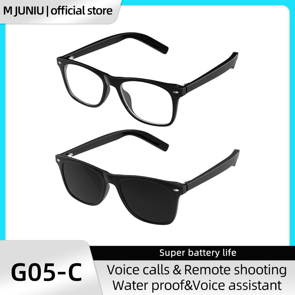 Bluetooth Smart Glasses Wireless Sunglasses Open Ear Headsets Waterproof Hands-Free Calling Sunglasses For Men Women