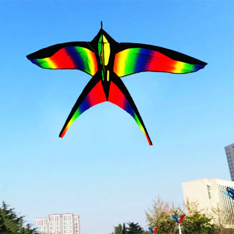 Pipa de pájaro arcoíris para niños, juegos voladores al aire libre aufblasbares spielzeug, pipa de pesca, voadora, gel blaster, pipa profesional